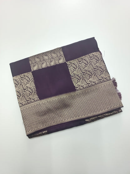 FANCY SATIN CREPE SILK SAREE