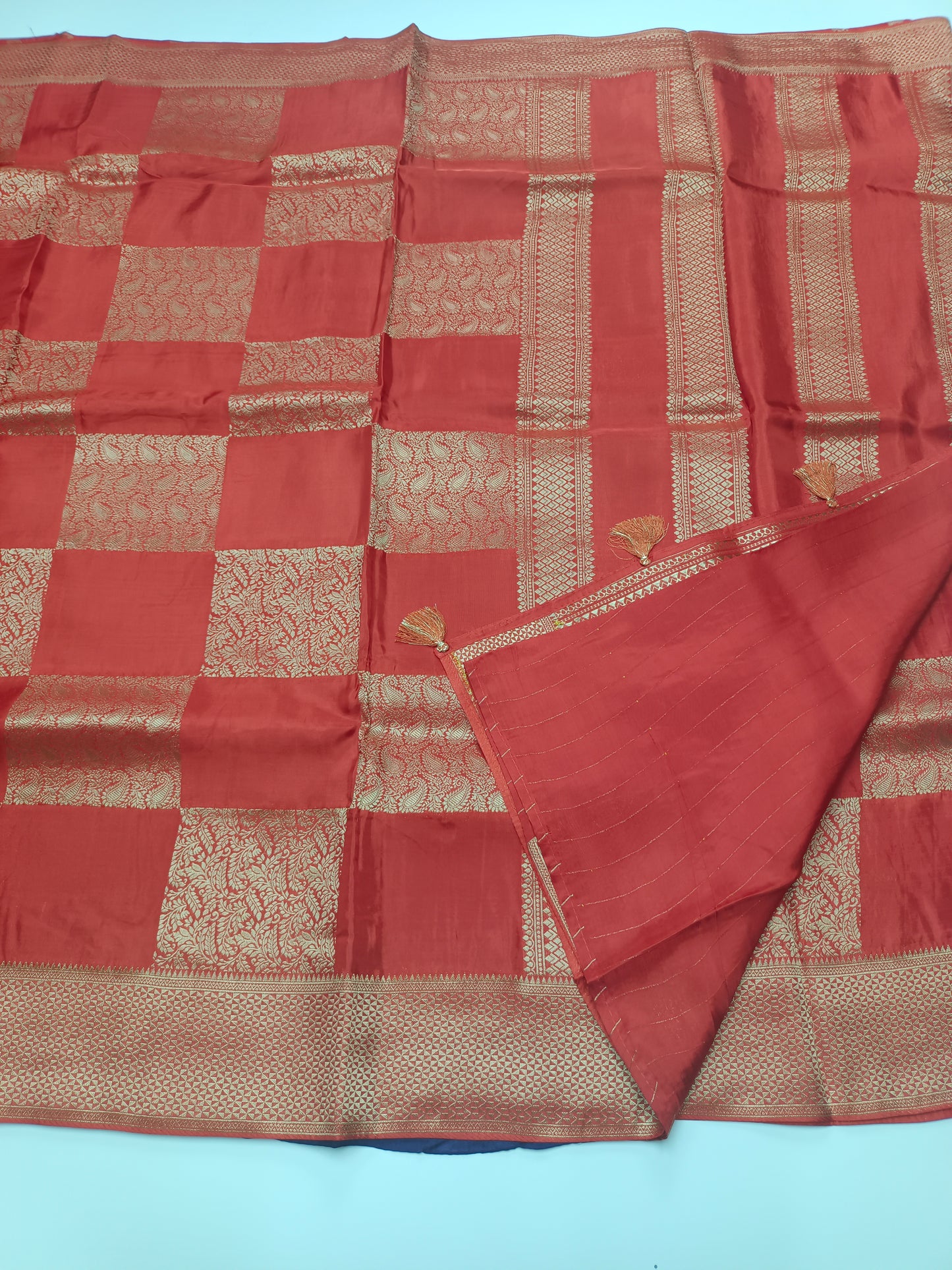 FANCY SATIN CREPE SILK SAREE