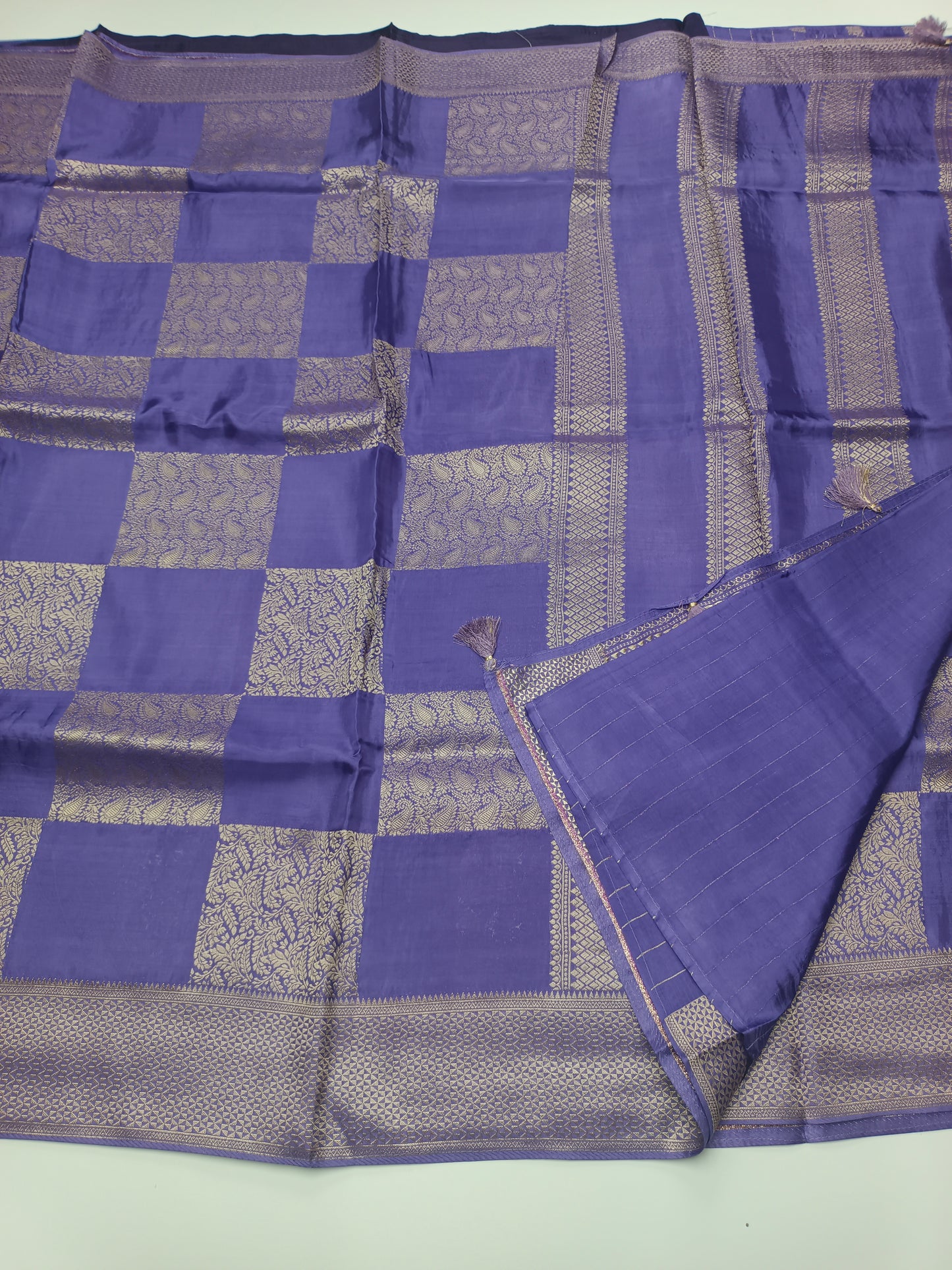 FANCY SATIN CREPE SILK SAREE