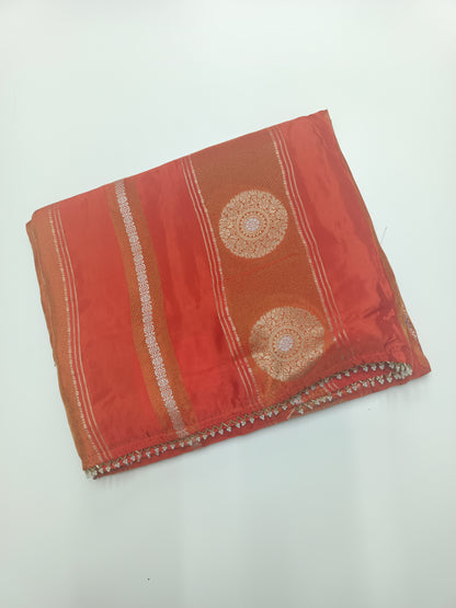 FANCY SATIN CREPE SILK SAREE