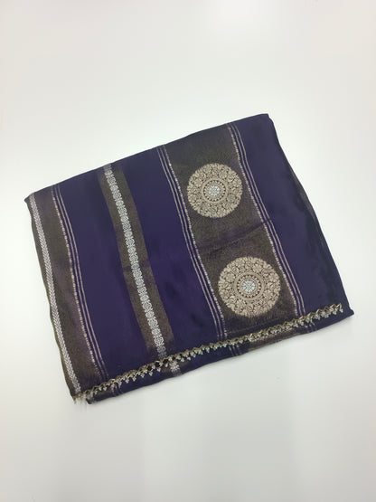 FANCY SATIN CREPE SILK SAREE