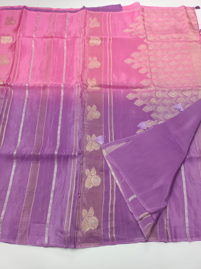 2D FANCY SATIN CREPE SILK SAREE