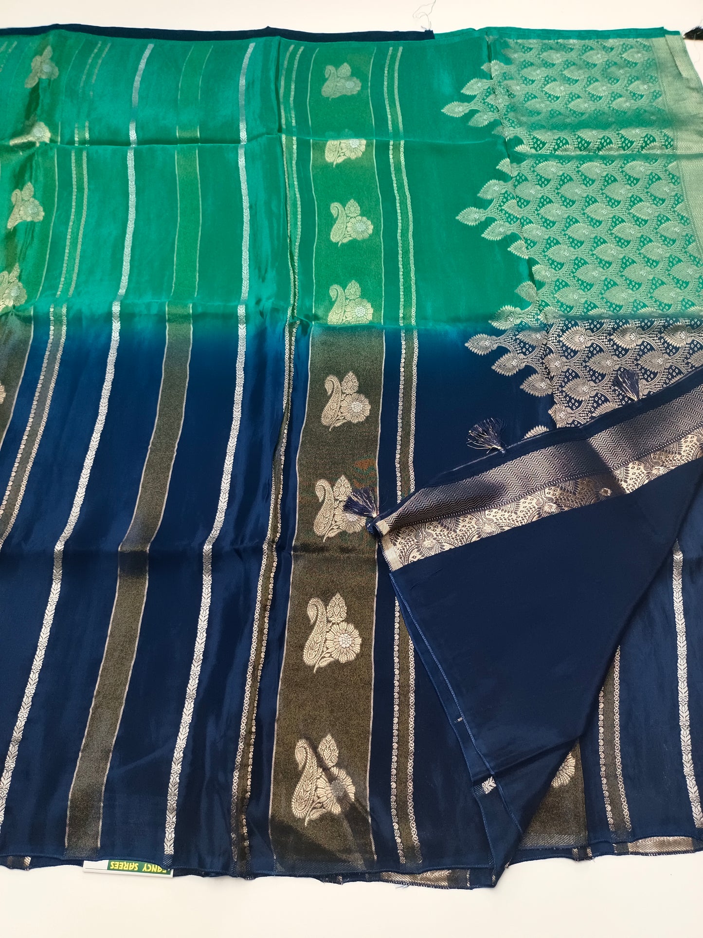 2D FANCY SATIN CREPE SILK SAREE