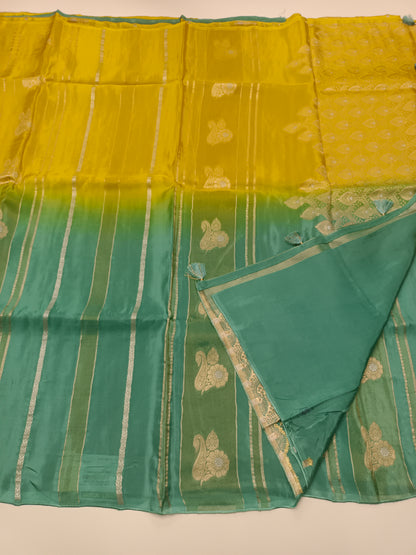 2D FANCY SATIN CREPE SILK SAREE