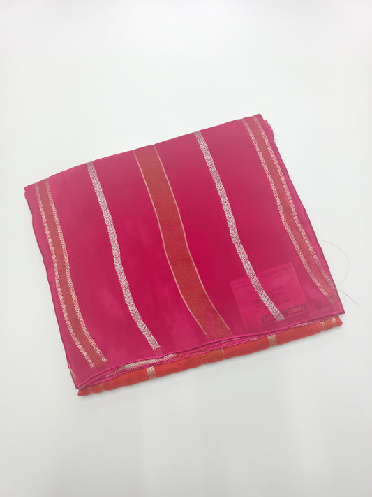 2D FANCY SATIN CREPE SILK SAREE