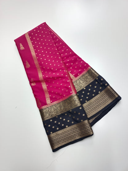 SEMI CREPE SILK SAREE
