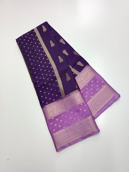 SEMI CREPE SILK SAREE