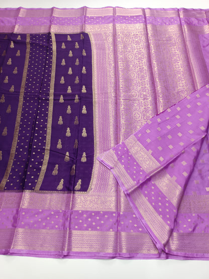 SEMI CREPE SILK SAREE