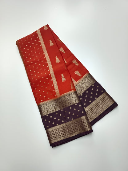 SEMI CREPE SILK SAREE