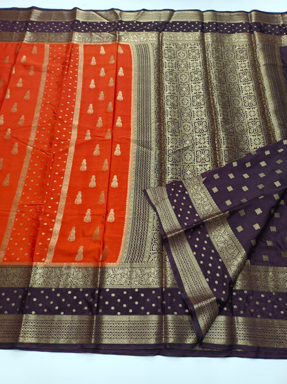 SEMI CREPE SILK SAREE