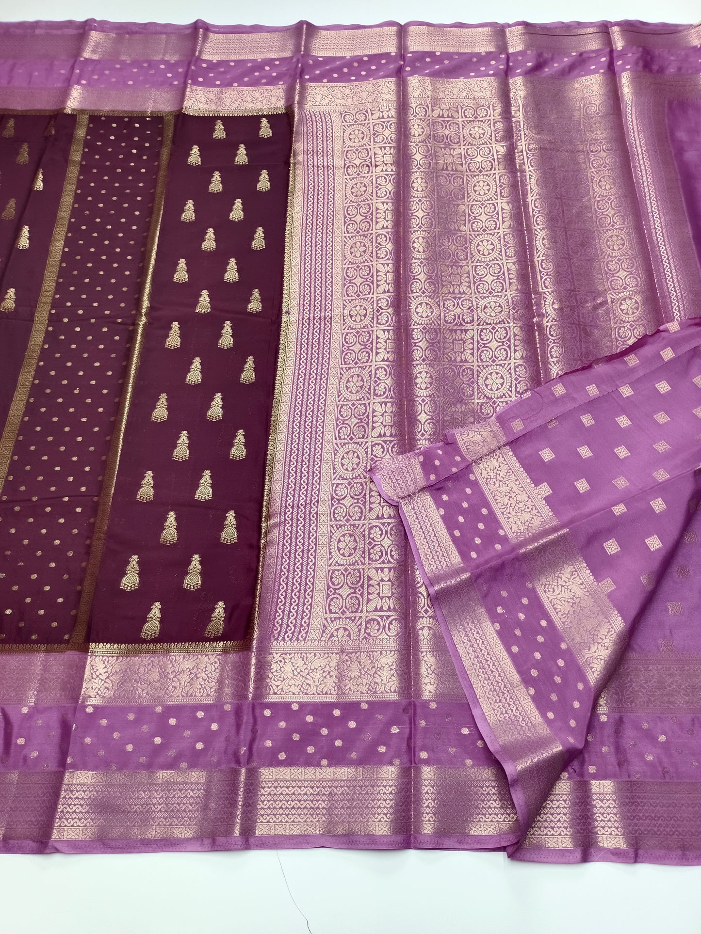 SEMI CREPE SILK SAREE