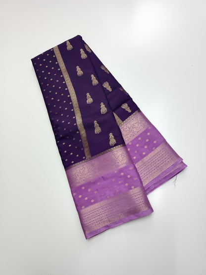 SEMI CREPE SILK SAREE