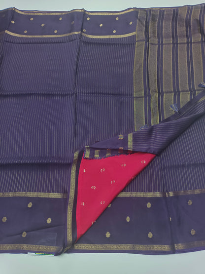 FANCY SEMI CREPE SILK SAREE