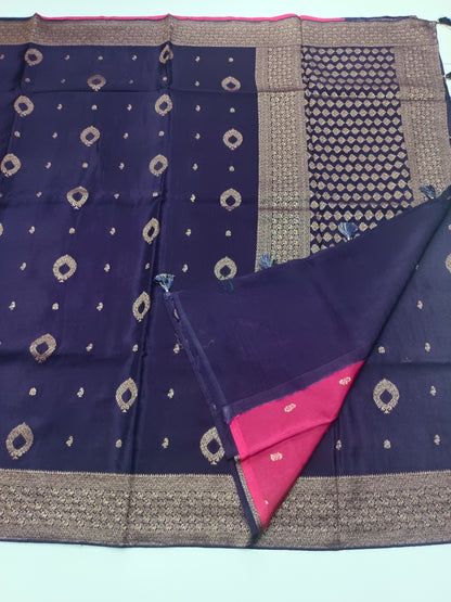 FANCY SEMI CREPE SILK SAREE