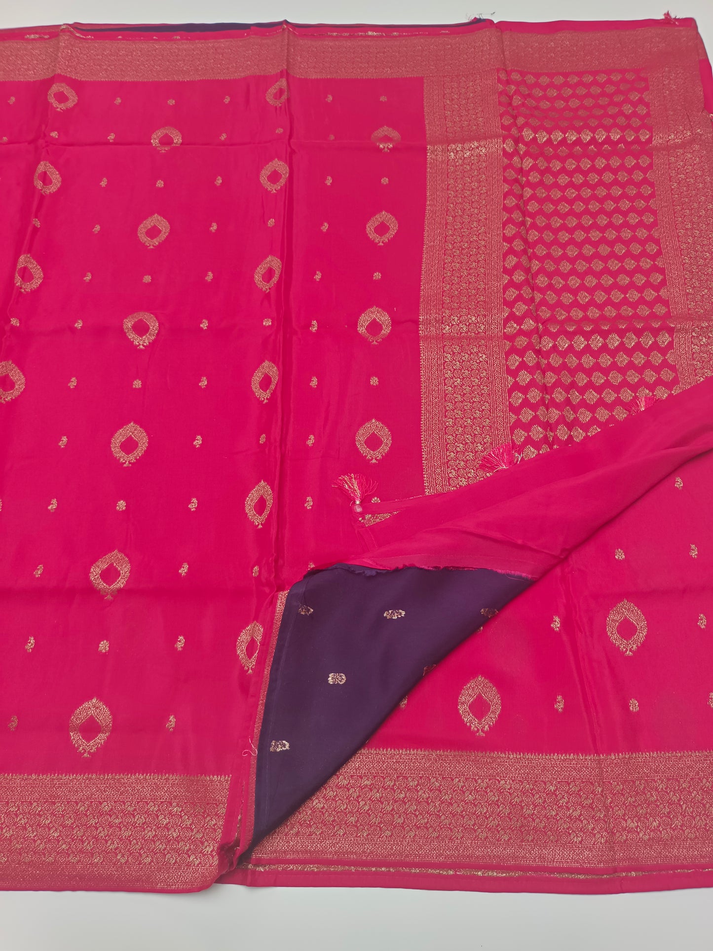 FANCY SEMI CREPE SILK SAREE