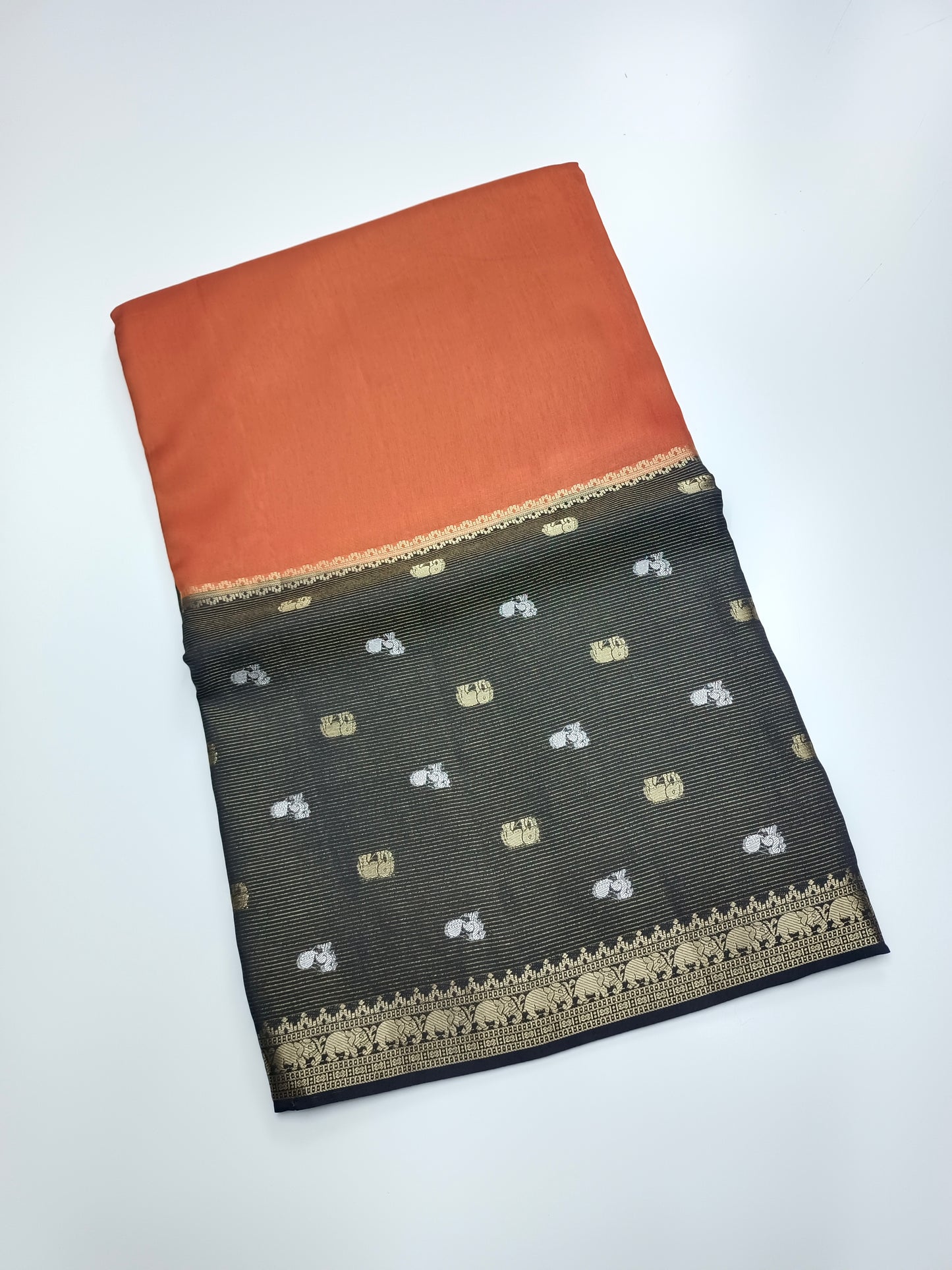 FANCY SEMI CREPE SILK SAREE (SPECIAL 30% DISCOUNT)