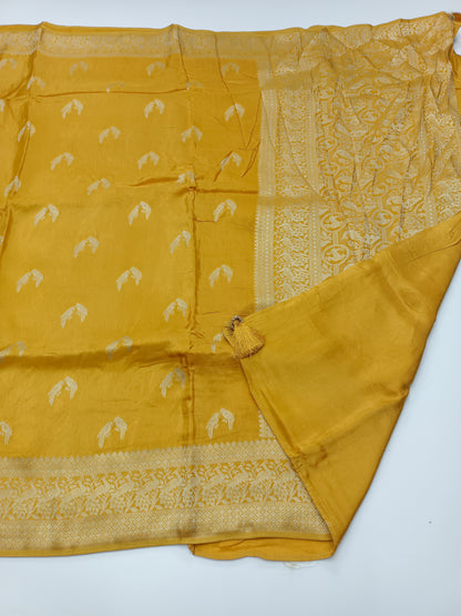 FANCY SEMI DOLA SILK SAREE (SPECIAL 30% DISCOUNT)