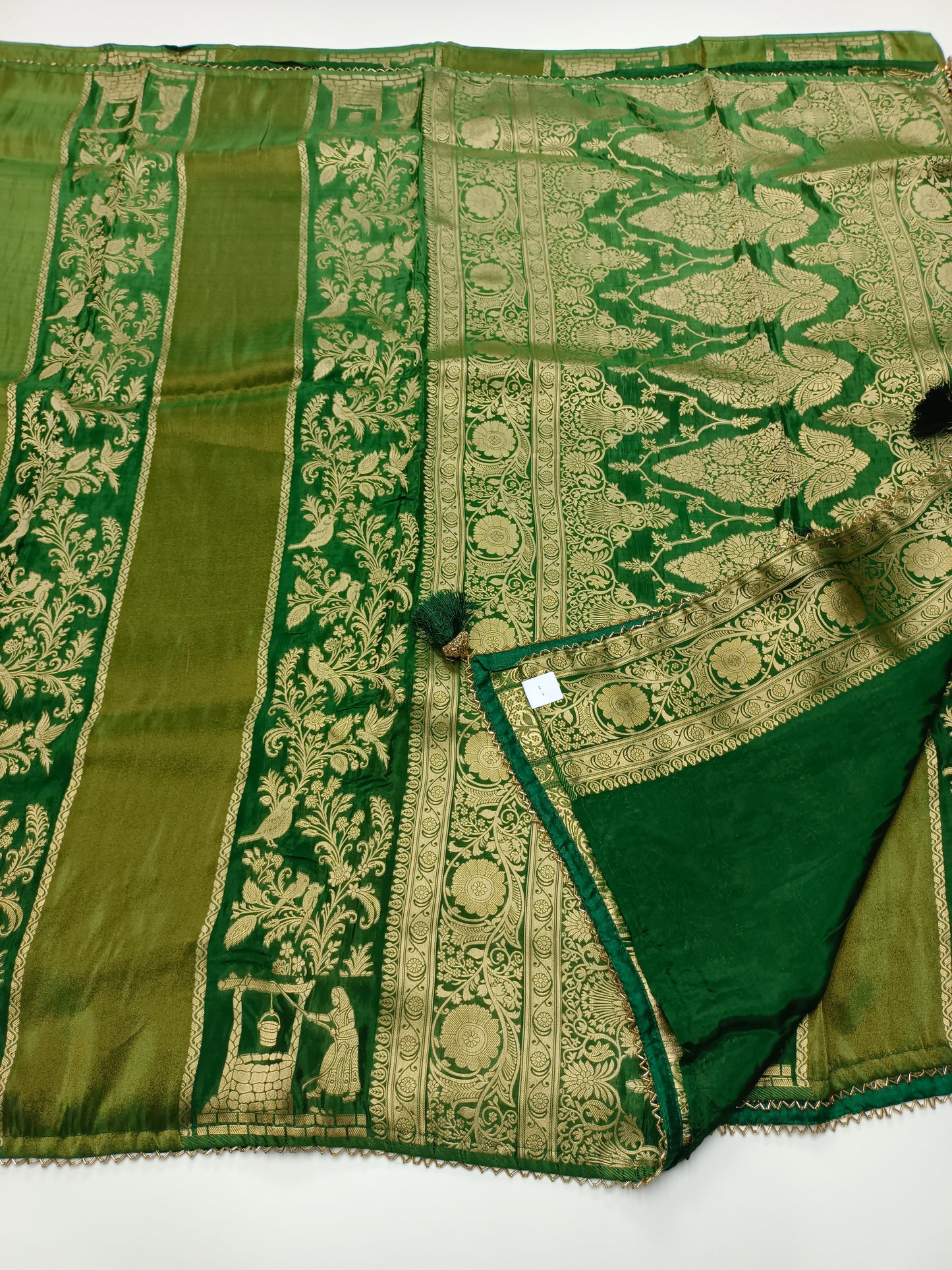 FANCY SEMI DOLA SILK SAREE (SPECIAL 30% DISCOUNT)