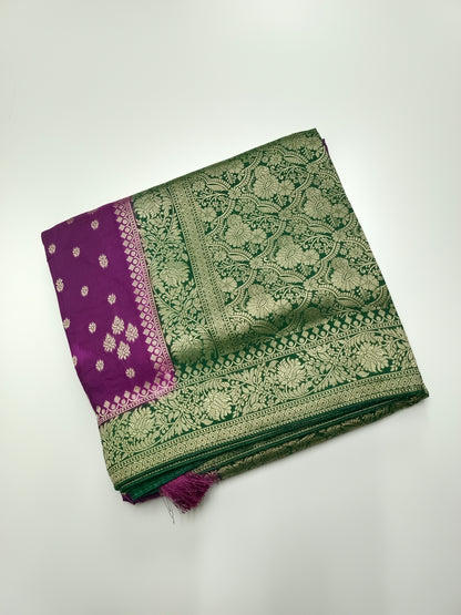 FANCY SEMI DOLA SILK SAREE (SPECIAL 30% DISCOUNT)