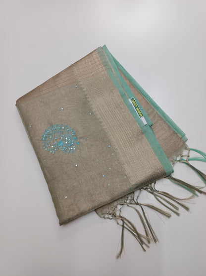 FANCY TISSUE COARA SILK SAREE (SPECIAL 30% DISCOUNT)