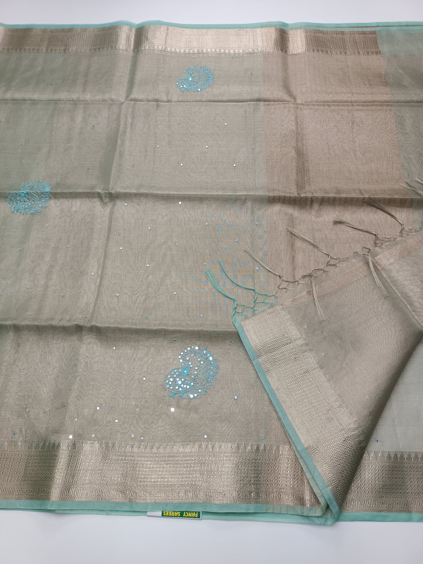FANCY TISSUE COARA SILK SAREE (SPECIAL 30% DISCOUNT)