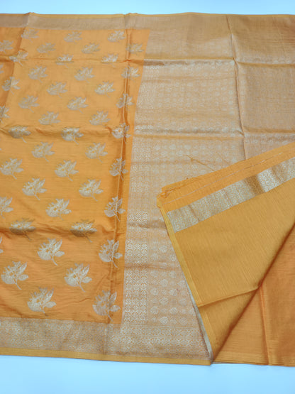FANCY BAMBOO SILK SAREE (SPECIAL 30% DISCOUNT)