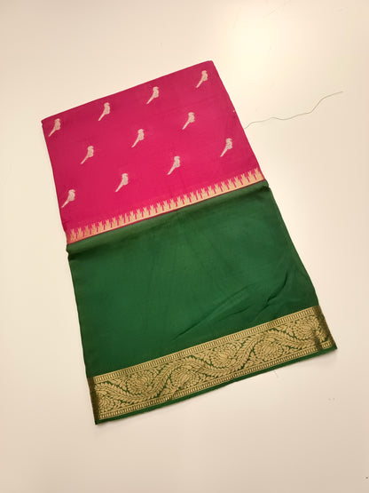 FANCY SEMI DOLA SILK SAREE (SPECIAL 30% DISCOUNT)