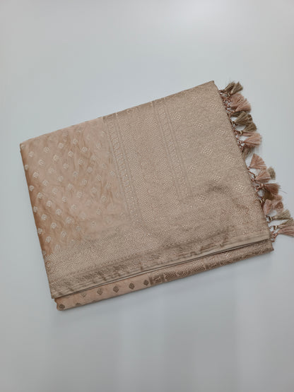 FANCY SEMI DOLA BANARASI SAREE (SPECIAL 30% DISCOUNT)