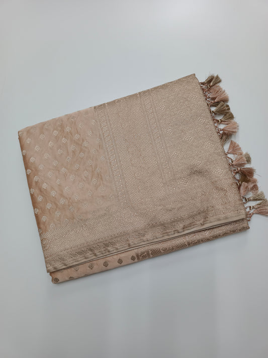 FANCY SEMI DOLA BANARASI SAREE (SPECIAL 30% DISCOUNT)