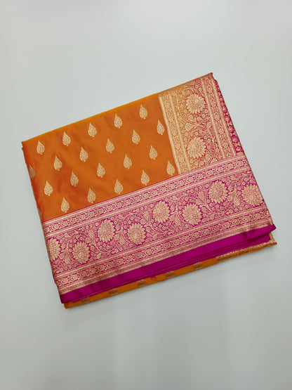 FANCY SATIN BANARASI SAREE (SPECIAL 30% DISCOUNT)