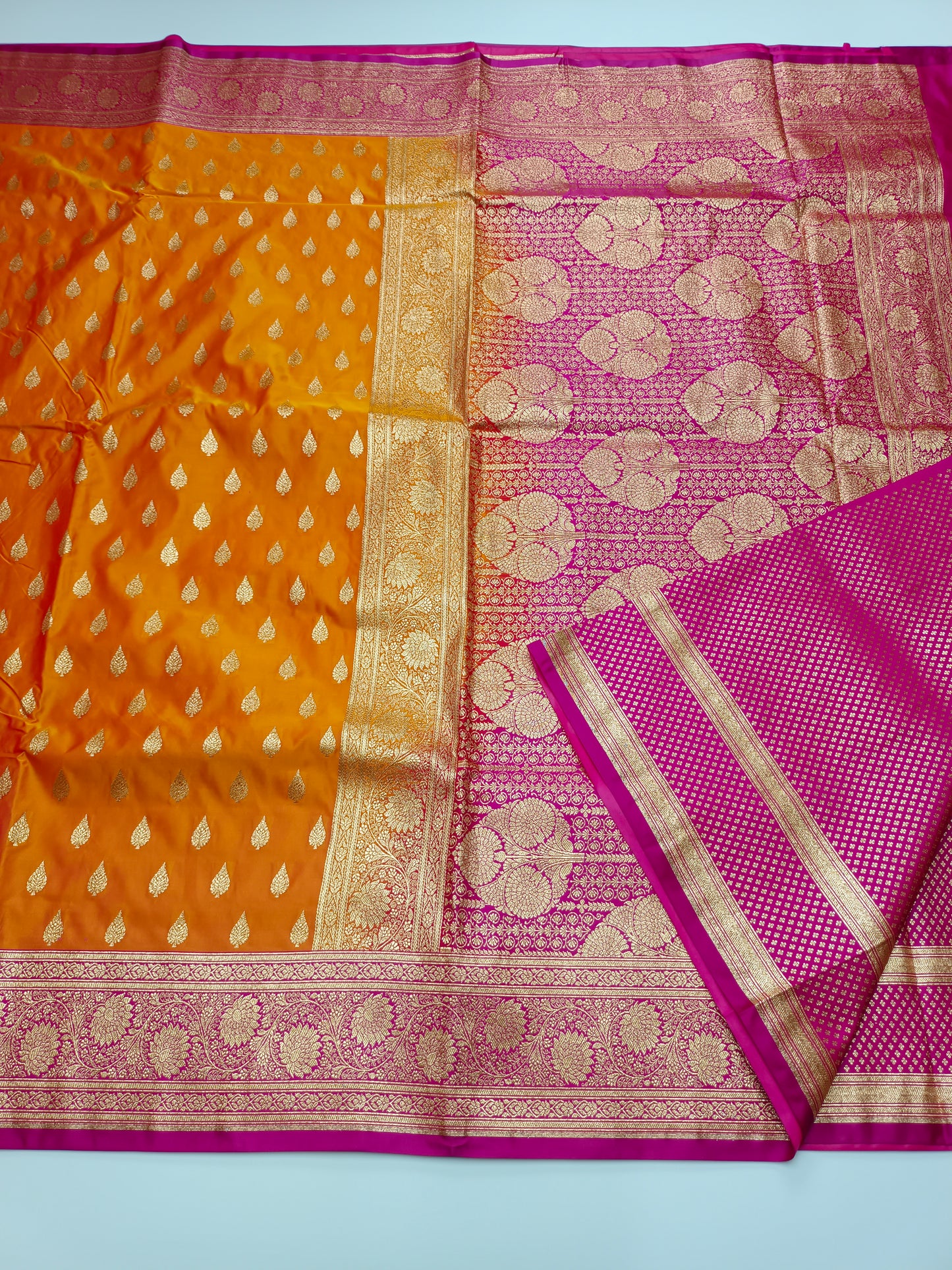 FANCY SATIN BANARASI SAREE (SPECIAL 30% DISCOUNT)