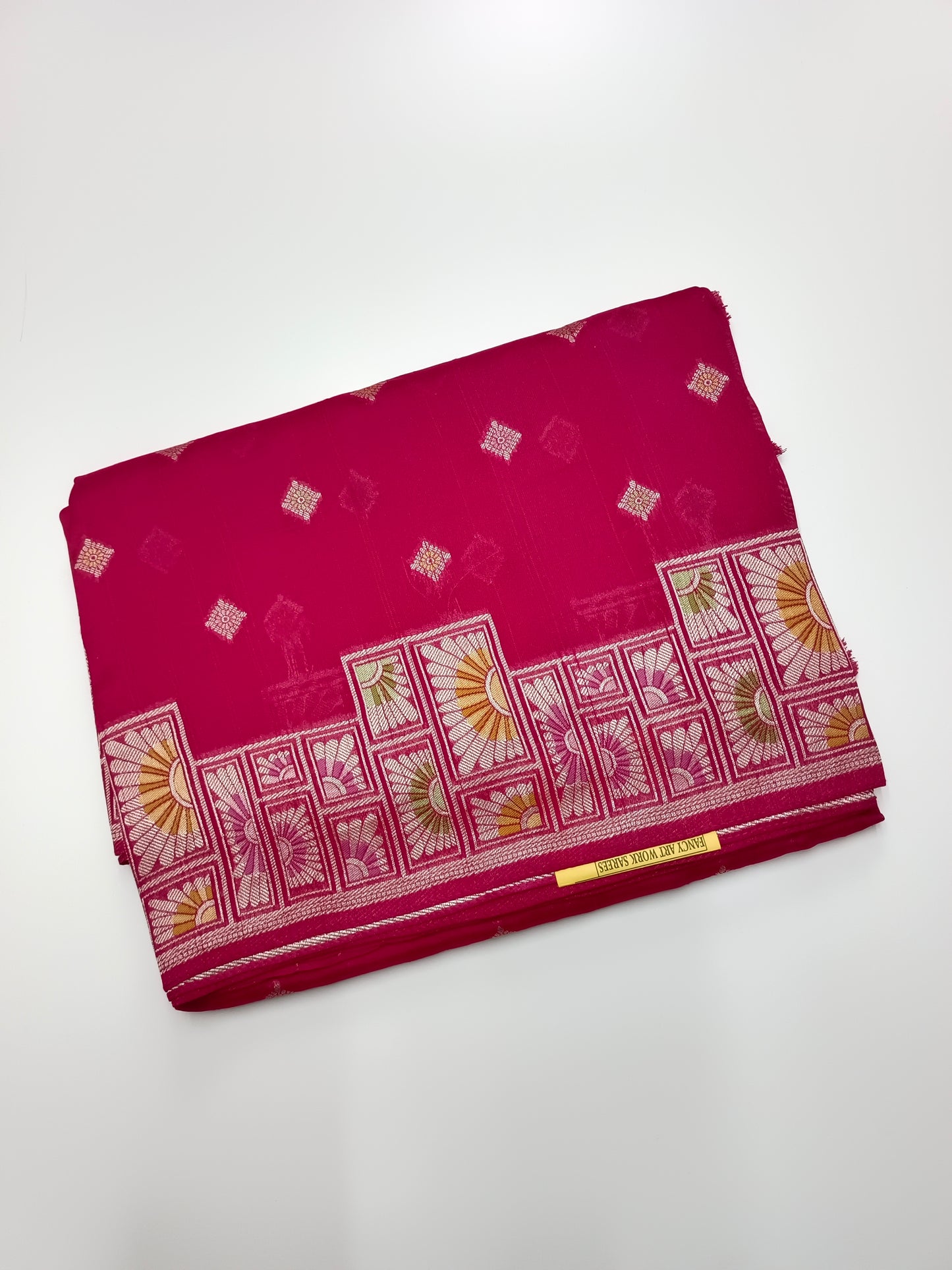 FANCY SEMI DOLA SILK SAREE (SPECIAL 30% DISCOUNT)