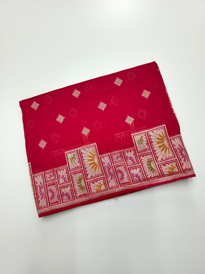 FANCY SEMI DOLA SILK SAREE (SPECIAL 30% DISCOUNT)