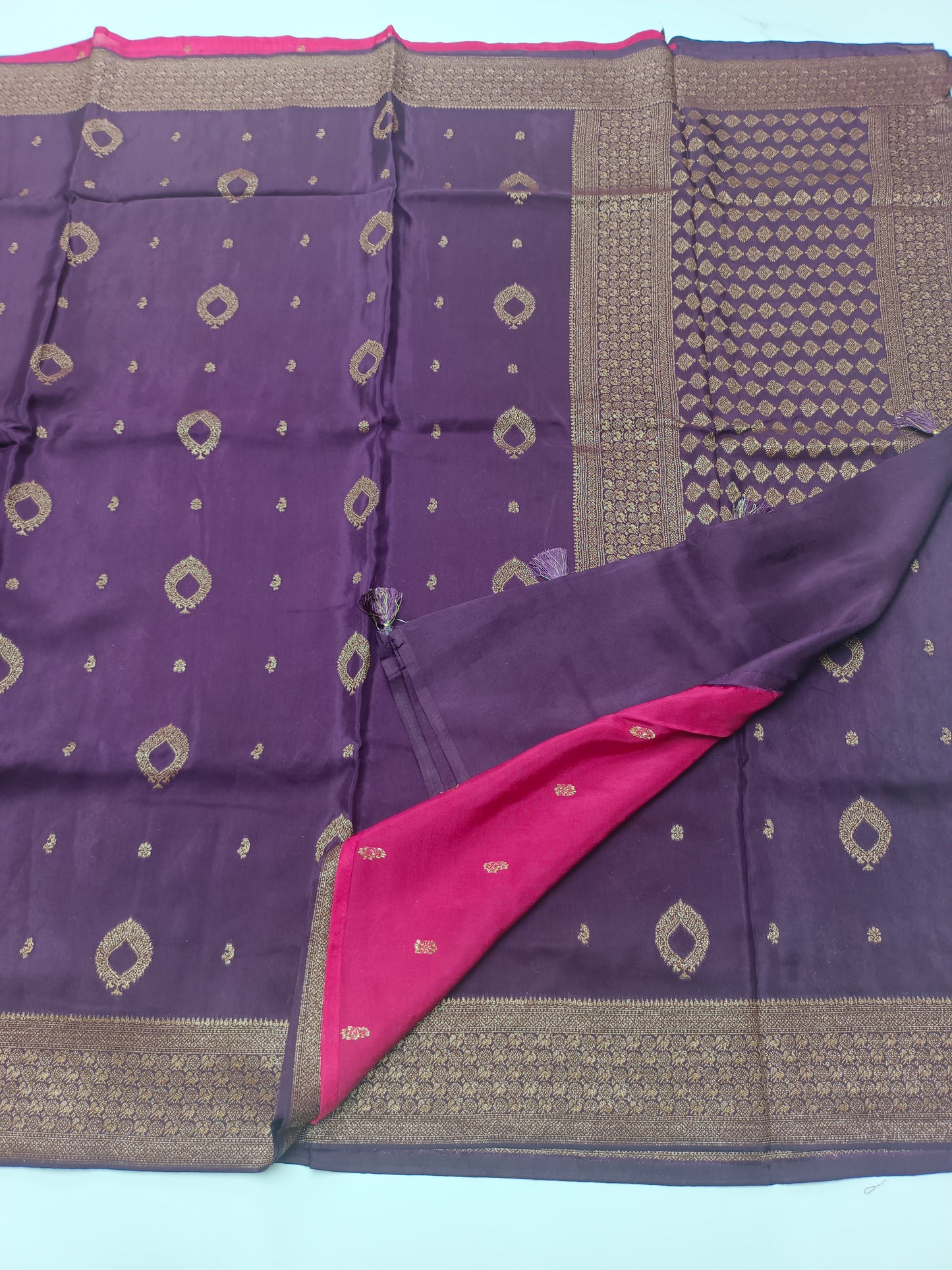 FANCY SEMI CREPE SILK SAREE