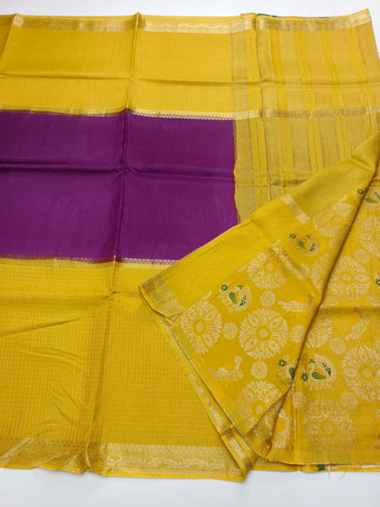 FANCY SEMI DOLA SILK SAREE (SPECIAL 30% DISCOUNT)