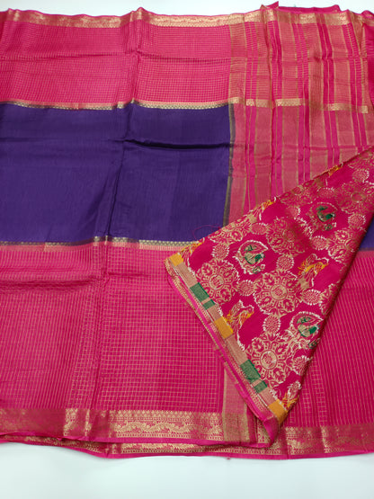 FANCY SEMI DOLA SILK SAREE (SPECIAL 30% DISCOUNT)