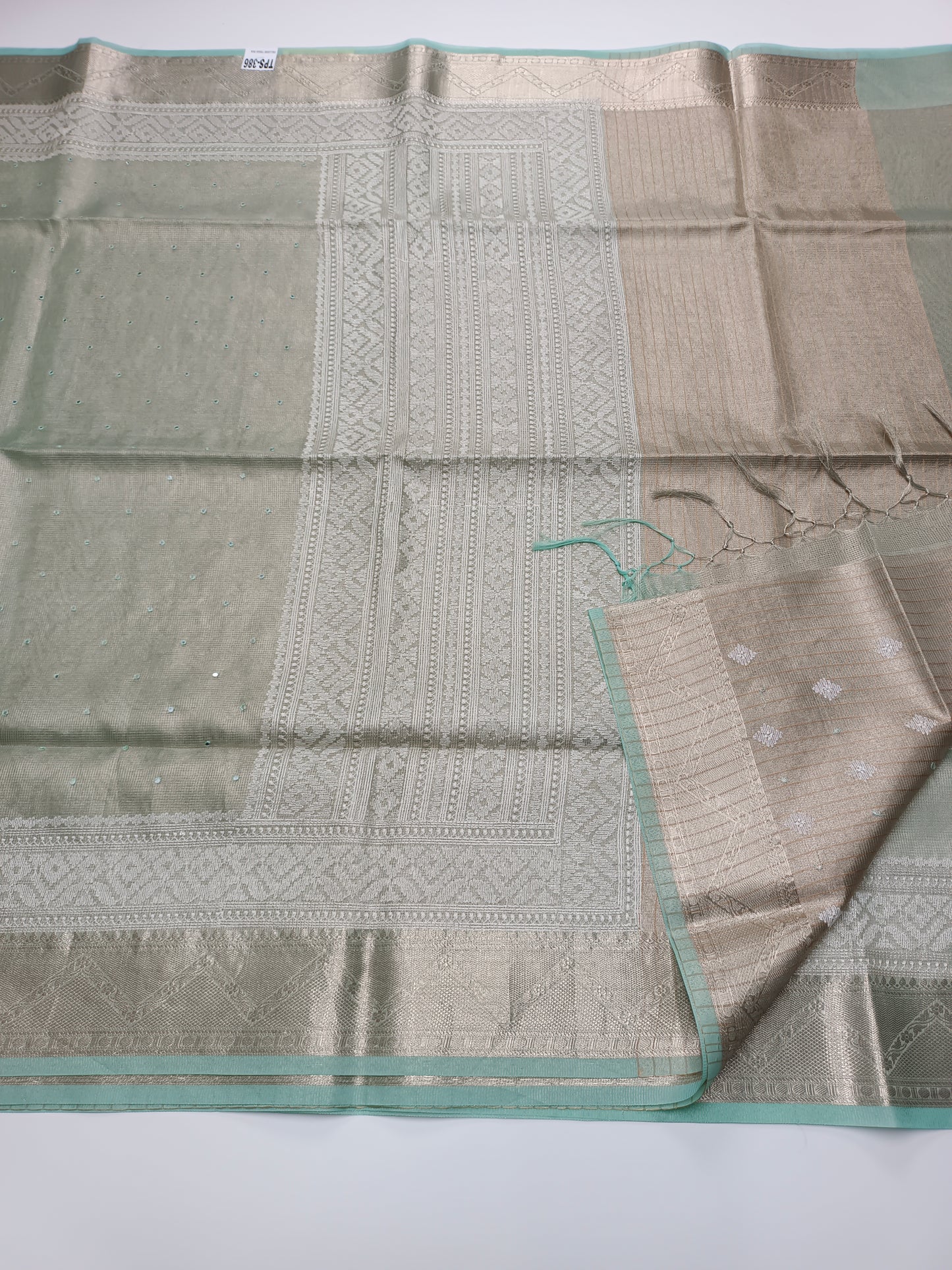 FANCY TISSUE KOTA EMBROIDERY SAREE (SPECIAL 30% DISCOUNT)