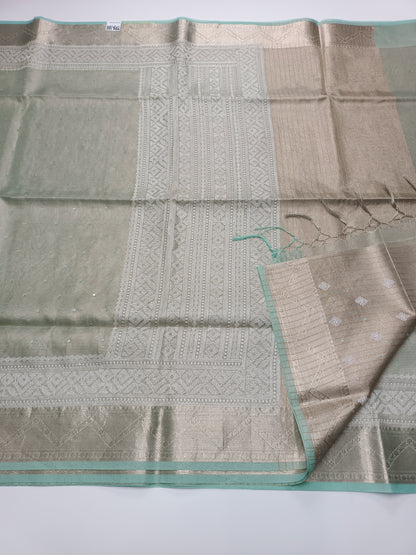 FANCY TISSUE KOTA EMBROIDERY SAREE (SPECIAL 30% DISCOUNT)