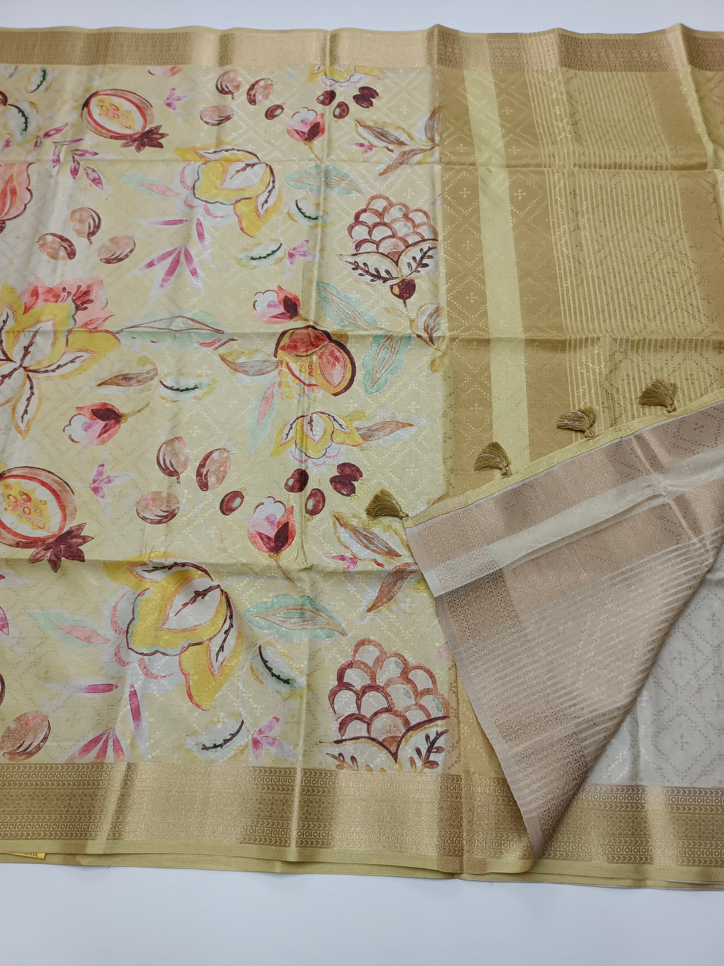 FANCY TUSSER SILK SAREE (SPECIAL 30% DISCOUNT)