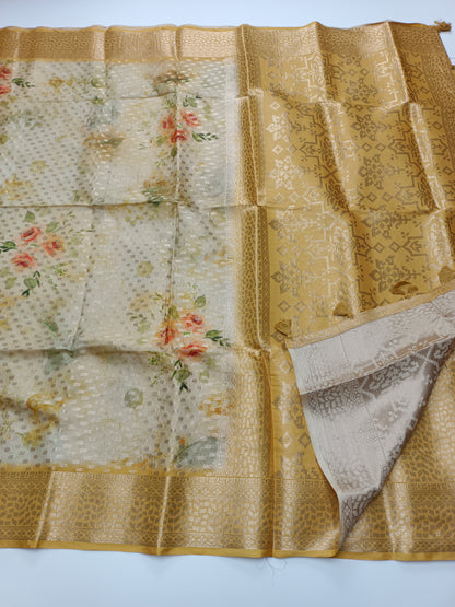 FANCY TUSSER SILK SAREE (SPECIAL 30% DISCOUNT)