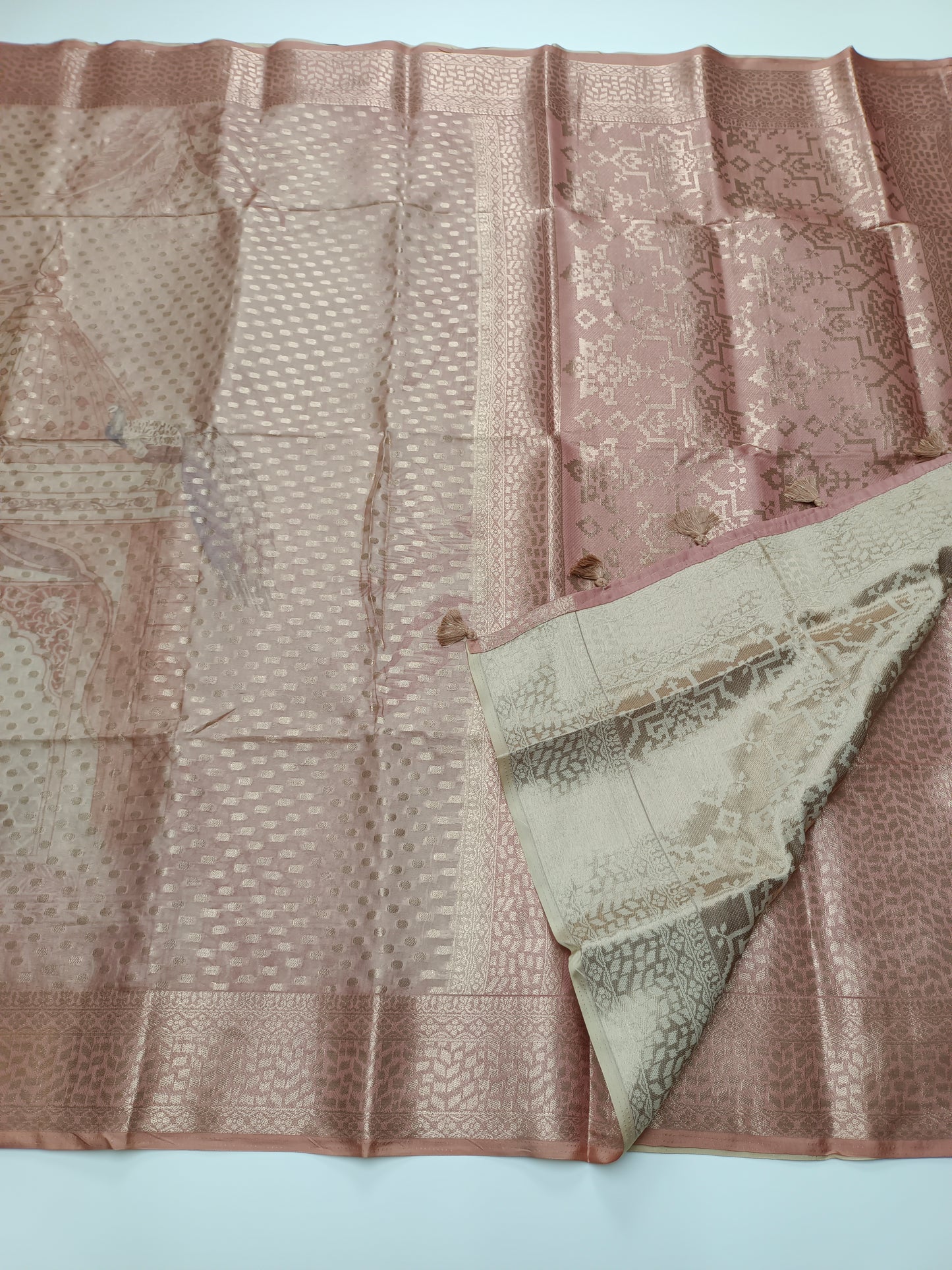 FANCY TUSSER SILK SAREE (SPECIAL 30% DISCOUNT)