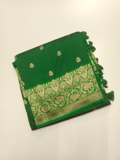 FANCY SEMI DOLA SILK SAREE (SPECIAL 30% DISCOUNT)