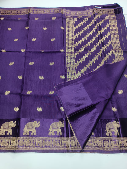 FANCY SEMI DOLA SILK SAREE (SPECIAL 30% DISCOUNT)