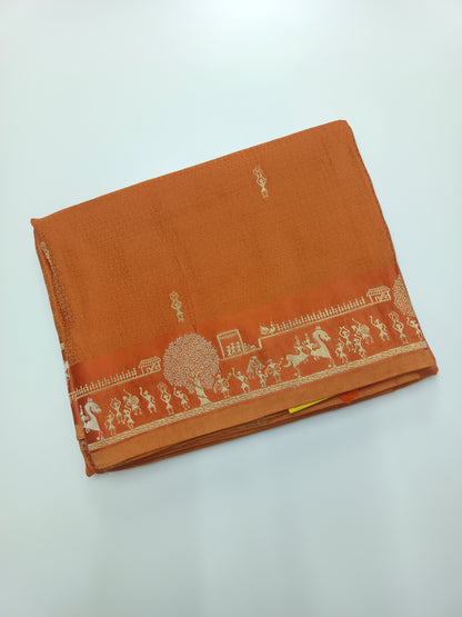 FANCY SEMI DOLA SILK SAREE (SPECIAL 30% DISCOUNT)