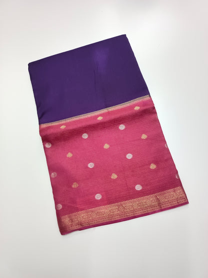 FANCY SEMI DOLA SILK SAREE (SPECIAL 30% DISCOUNT)