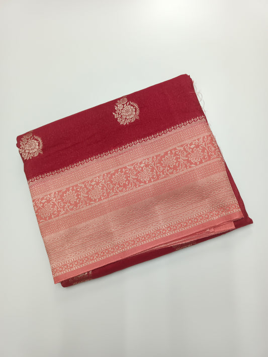FANCY SEMI DOLA SILK SAREE (SPECIAL 30% DISCOUNT)