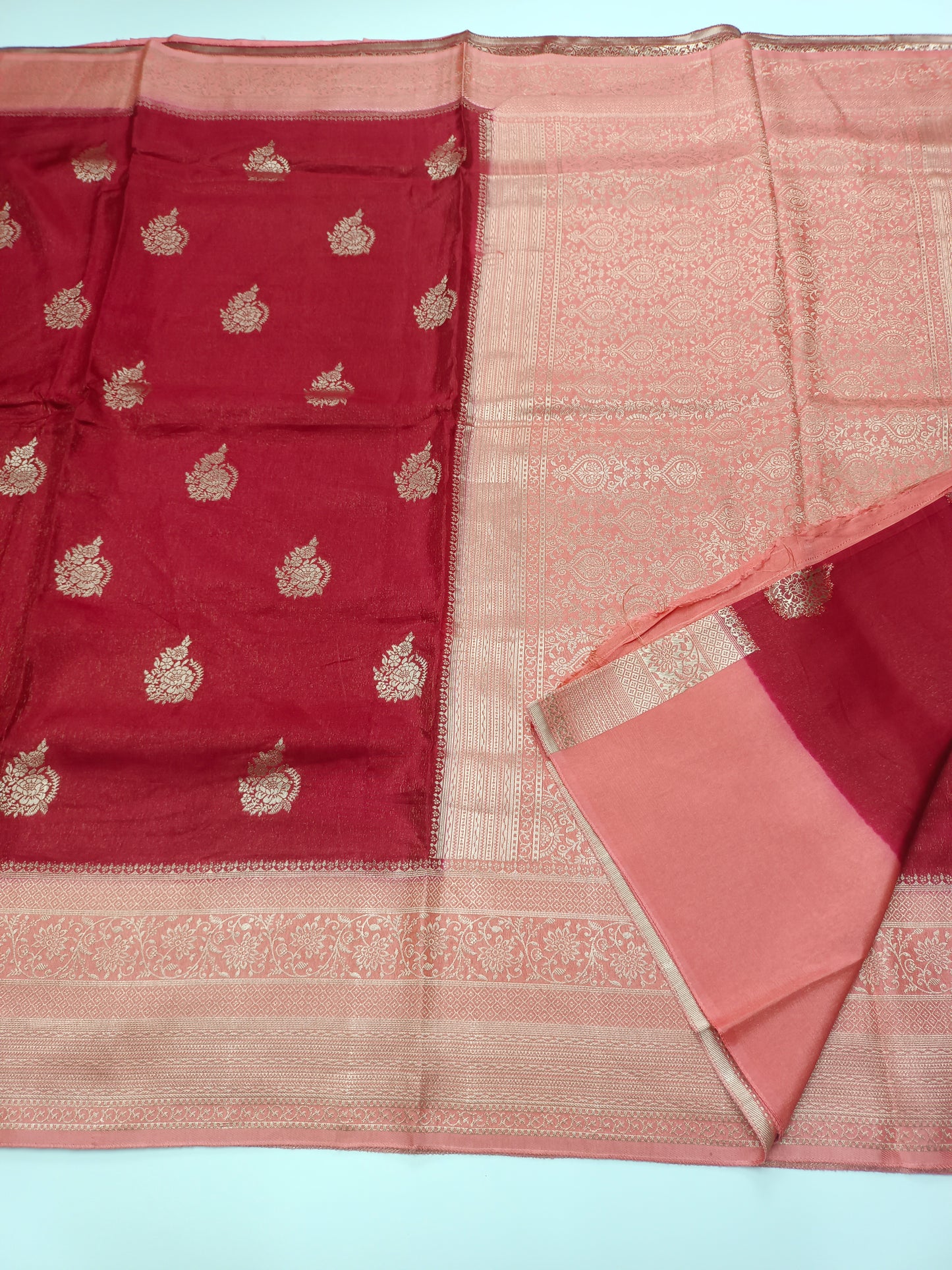 FANCY SEMI DOLA SILK SAREE (SPECIAL 30% DISCOUNT)