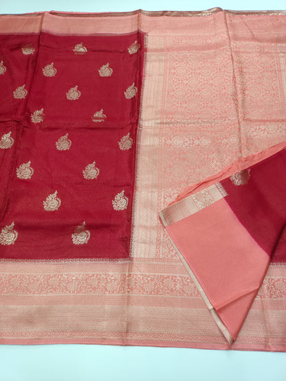 FANCY SEMI DOLA SILK SAREE (SPECIAL 30% DISCOUNT)