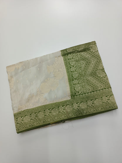 FANCY ORGANZA SEMI SILK SAREE (SPECIAL 30% DISCOUNT)