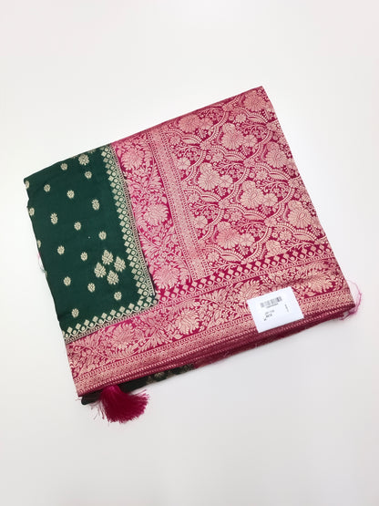 FANCY SEMI DOLA SILK SAREE (SPECIAL 30% DISCOUNT)